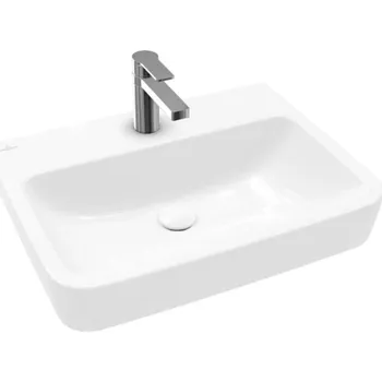 Umyvadlo Villeroy & Boch O.novo - Umyvadlo 60x46 cm, bez přepadu, otvor pro baterii, CeramicPlus, alpská bílá 4A4161R1