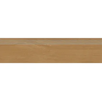 Dlažba RAKO Plank - Schodovka/Tvarovka hnědá 30x120 DCPVD895