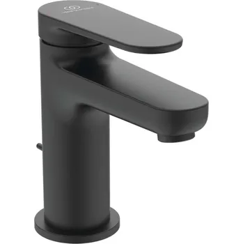 Vodovodní baterie Ideal Standard Cerafine Nuovo - Umyvadlová baterie s výpustí, hedvábná černá BD907XG