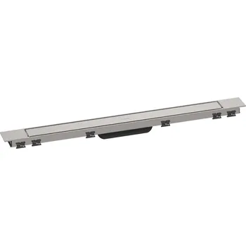 Hansgrohe RainDrain Match Plus - Sprchový žlab 80 cm, s roštem, kartáčovaná ocel 56215800