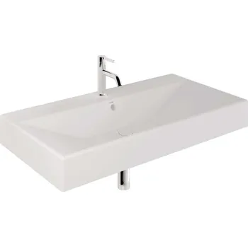 Umyvadlo Kludi Resa - Umyvadlo 101x51 cm, s přepadem, s otvorem pro baterii, matná bílá 59WW10153