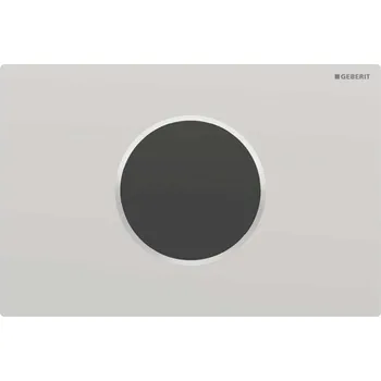 Splachovací tlačítko Geberit Sigma10 - Elektronické ovládání splachování, síťové napájení, easy to clean, matný chrom 115.907.JQ.6