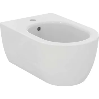 Bidet Ideal Standard Blend - Závěsný bidet, 355x540 mm, s přepadem, otvor pro baterii, bílá T375001