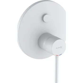 Kludi Bozz - Baterie pod omítku, pro 2 spotřebiče, matná bílá 386635376