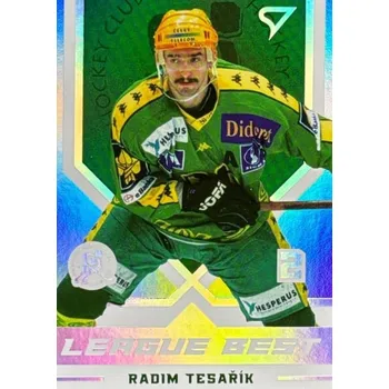Karetní hra insert karta RADIM TESAŘÍK 25-26 SZ ELH Ser. 1 League Best číslo LB-35