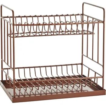 Odkapávač na nádobí MADAM STOLTZ Kovový odkapávač na nádobí Rust