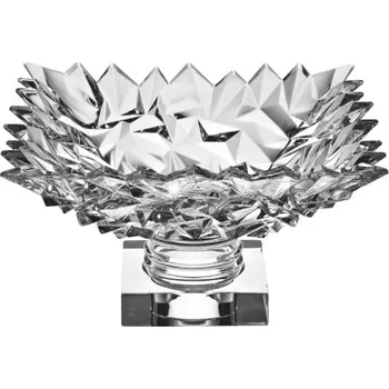 Bohemia Jihlava křišťálová mísa na podstavci Glacier 28 cm