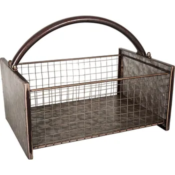 Odpadkový koš Antic Line Zinkový koš s rukojetí