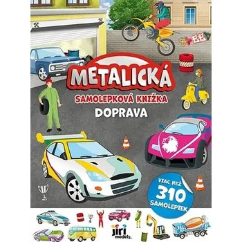První čtění Metalická samolepková knižka - Doprava