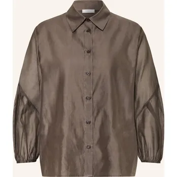 Dámská halenka Peserico Dámská Košile S 3/4 Rukávem, černošedá, 36