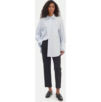 Dámská halenka JOOP! Košile Benice 30100734 Modrá Relaxed Fit 36