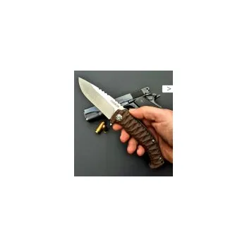 Bojový nůž Dachs Knives - Zavírací nůž Charon - hnědý