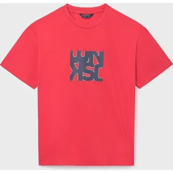 Chlapecké oblečení Dětské bavlněné tričko Mayoral 840.7E.Junior.PPY2 červená 33X, vel. 128