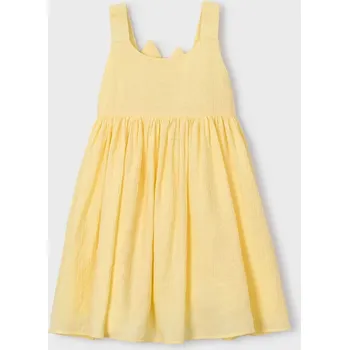 Dívčí šaty Dívčí šaty Mayoral 3925.6D.Mini.PPY2 žlutá 10X, vel. 122