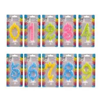 Svíčka dortová číslo 0-9