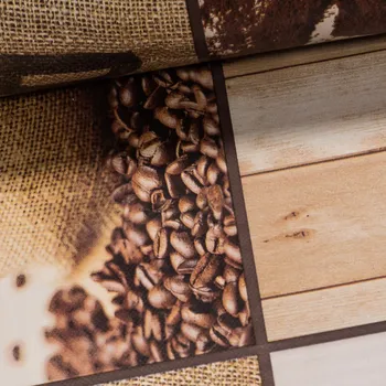 Ubrus PVC s textilním podkladem 726 cafe brasil, hnědá, š.140cm (metráž)