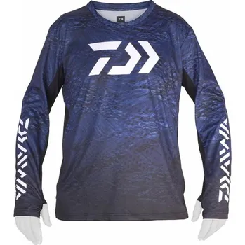 DAIWA Tričko D-Vec Longsleeve Shirt Sunprotection Navy XL