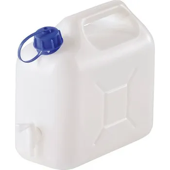 Láhev Letr Plastový kanystr s kohoutem 5 l bílý