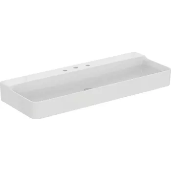 Umyvadlo Ideal Standard Conca Ceram - Umyvadlo 120x45 cm, bez přepadu, 3 otvory pro baterii, bílá T380701