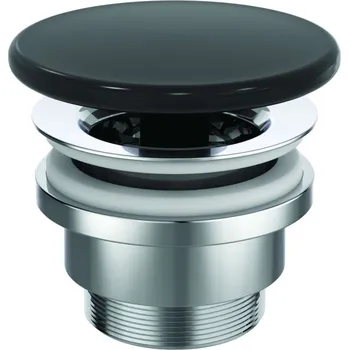 Sifon Ideal Standard Ipalyss - Neuzavíratelná výpusť, matná černá E2114V3