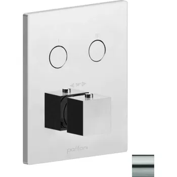 Vodovodní baterie Paffoni Compact Box - Termostatická baterie pod omítku, pro 2 spotřebiče, nerez CPT518ST