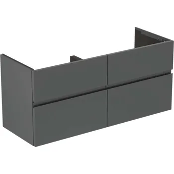Nábytek Ideal Standard Finesse - Umyvadlová skříňka, 120x44x55 cm, 4 zásuvky, matný antracit E3390Y2