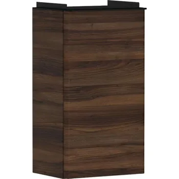 Koupelnový nábytek Hansgrohe Xelu Q - Umyvadlová skříňka, 63x34x27 cm, 1 dvířka, panty vpravo, tmavý ořech/matná černá 54018670
