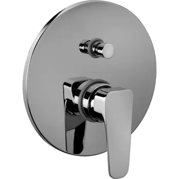 Vodovodní baterie Paffoni Sly - Sprchová baterie pod omítku s přepínačem a tělesem, chrom SY015CR