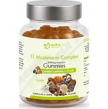 Lék na alergii 11 Mushroom Complex 500mg gummies 60ks