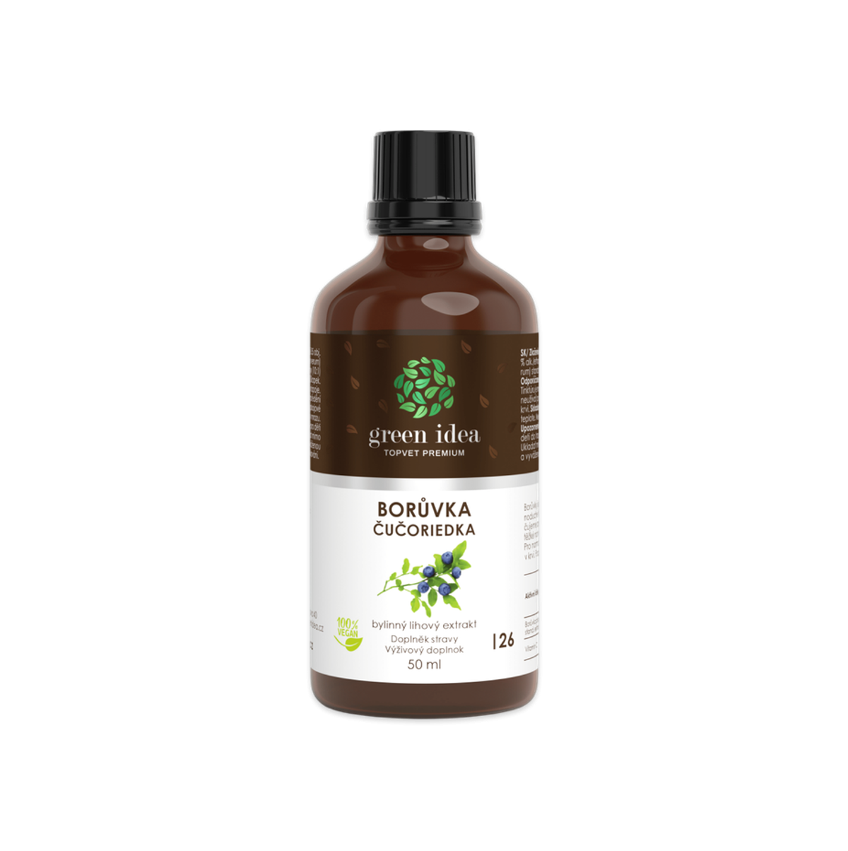 Green idea Borůvka tinktura - kapky 50 ml