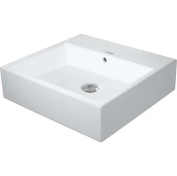 Umyvadlo Duravit Vero Air - Umyvadlo nábytkové 50x47 cm, s přepadem, bez otvoru pro baterii, WonderGliss, bílá 23505000281