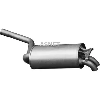 Tlumič výfuku Zadní tlumič výfuku ASMET 01.024