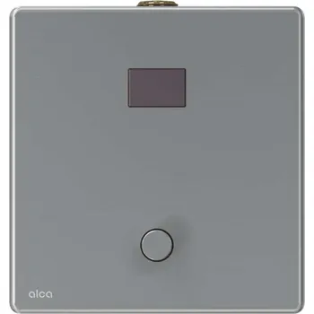 Splachovací tlačítko Alcadrain Ovládací tlačítka - Elektronické ovládání splachování pisoáru, s manuálním ovládáním, síťové napájení, nerez ASP4-KT