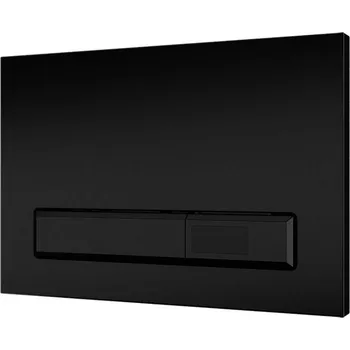 Splachovací tlačítko Sanela Příslušenství - Elektronické ovládací tlačítko splachování WC, do rámu SLR 21, černý SLW 02F