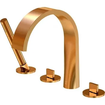 Vodovodní baterie Steinberg 280 - Baterie na okraj vany, 4-otvorová instalace, růžové zlato 280 2400 RG