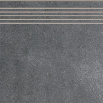RAKO Form - Schodovka tmavě šedá 30x30, DCP34697