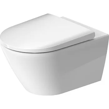 Klozet Duravit D-Neo - Závěsné WC se sedátkem SoftClose, Rimless, bílá 45770900A1