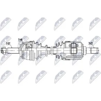 Hnací hřídel - poloosa NTY NPW-HY-655