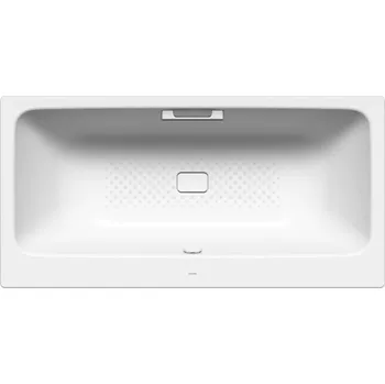 Vana Kaldewei Avantgarde - Obdélníková vana Asymmetric Duo 744, 190x100 cm, s otvory pro madlo, celoplošný antislip, bílá 274434010001