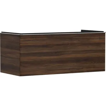 Koupelnový nábytek Hansgrohe Xelu Q - Umyvadlová skříňka, 50x118x55 cm, 1 zásuvka, tmavý ořech/chrom 54065000
