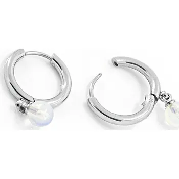 Náušnice Foxette Náušnice z chirurgické oceli Opal Magnificence - Originální F-1126