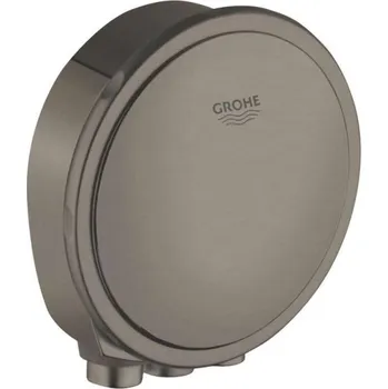 Sifon Grohe Talentofill - Rozeta k napouštěcí, odtokové a přepadové soupravě, kartáčovaný Hard Graphite 19952AL0