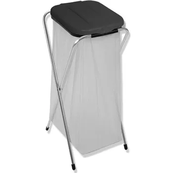 Podlahový mycí stroj Stojan na odpadky ECOFIX 1 černý