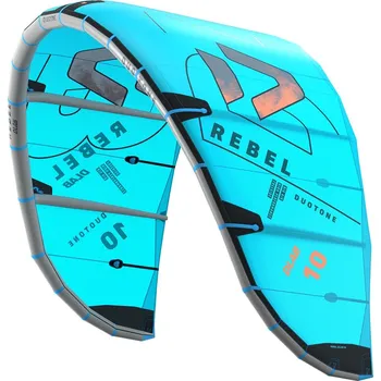 Drak pro kitesurfing kite DUOTONE Rebel D/LAB 10 turquoise/grey one size One Size