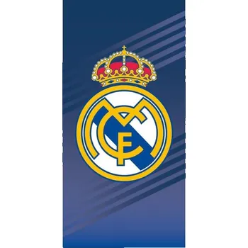 Sprchový závěs Ručník - osuška FC Real Madrid: Hlavní Logo (70 x 140 cm)