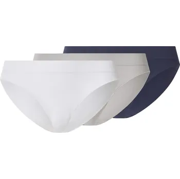 Dámské spodní prádlo esmara® Dámské bezešvé kalhotky, 3 kusy (navy modrá / šedá / bílá, XS(32/34))