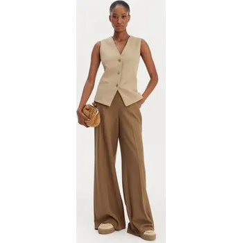 Pánská vesta Weekend Max Mara Obleková vesta Poggio 2615911021 Béžová Slim Fit M