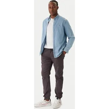 Pánské kalhoty Tommy Jeans Joggers kalhoty Scanton DM0DM23102 Šedá Slim Fit XL