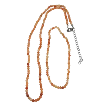 Šperk Avanturín oranžový, sada z náhrdelníku a náramku