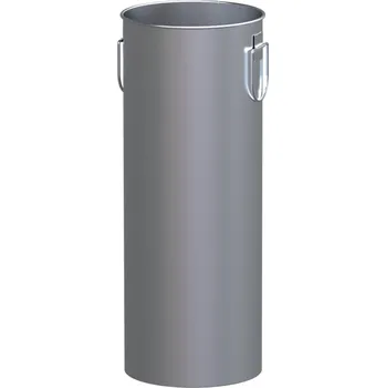 Alda Vnitřní nádoba do odpadkových košů na tříděný odpad EKO 10 l, nerez ocel, šedá